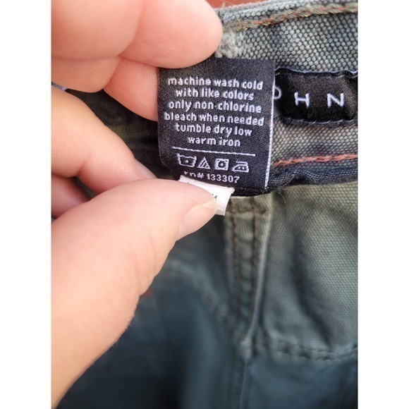 Sean John Green Camouflage Front Cargo Pockets‎ Men's Jeans Pants - Picture 8 of 10